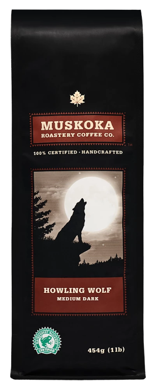 Muskoka Howling Wolf Medium Dark Coffee 454g