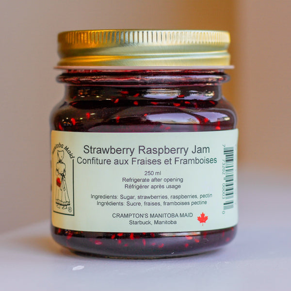 Crampton's Manitoba Maid Strawberry and Raspberry Jam 250ml