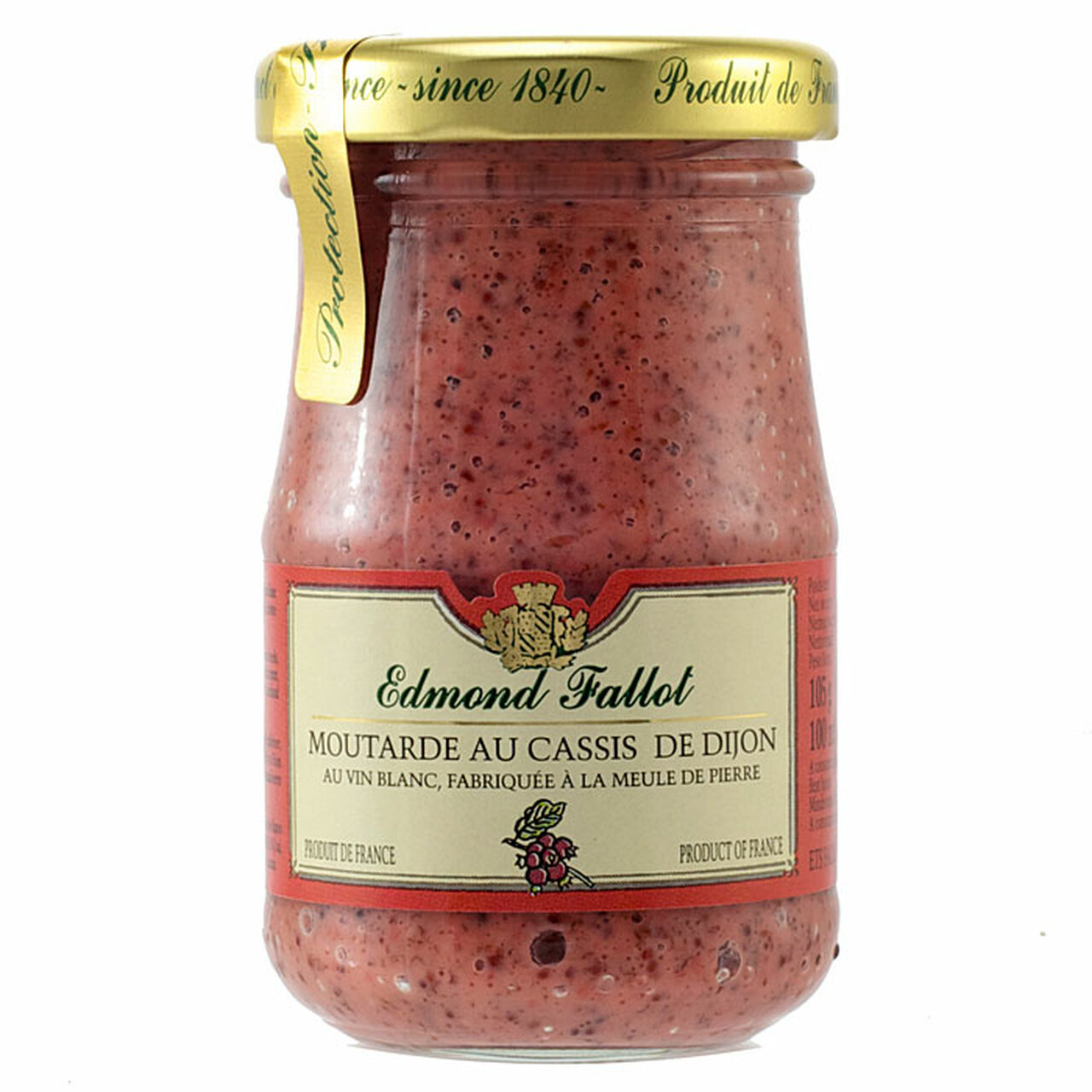 Edmond Fallot Black Currant Dijon Mustard 105ml