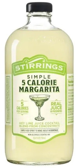 Stirrings Simple 5 Calorie Margarita Mix 750ml