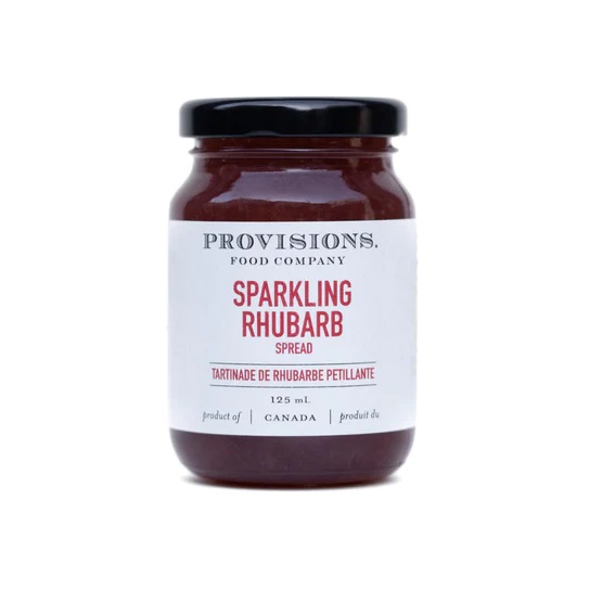 Provisions Sparkling Rhubarb Spread Ontario 125ml