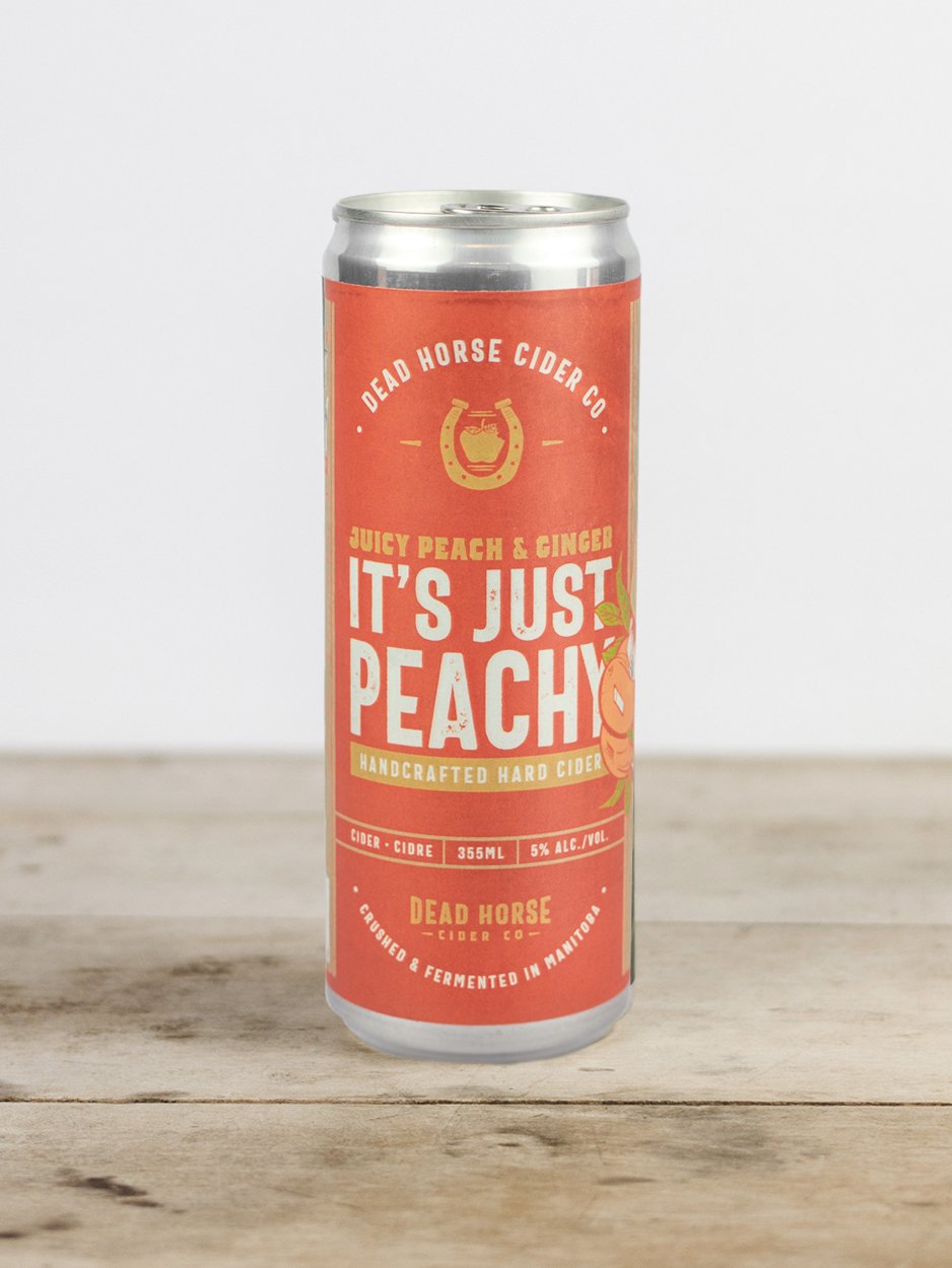 Dead Horse Cider It's Just Peachy Cider Manitoba 355ml