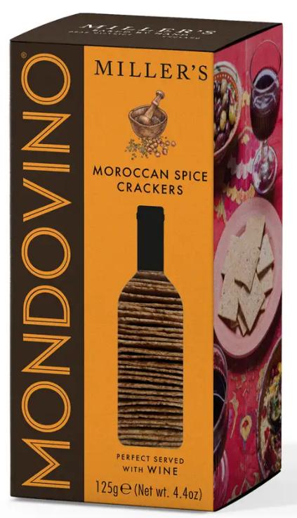 Mondovino Moroccan Spice Crackers 125g