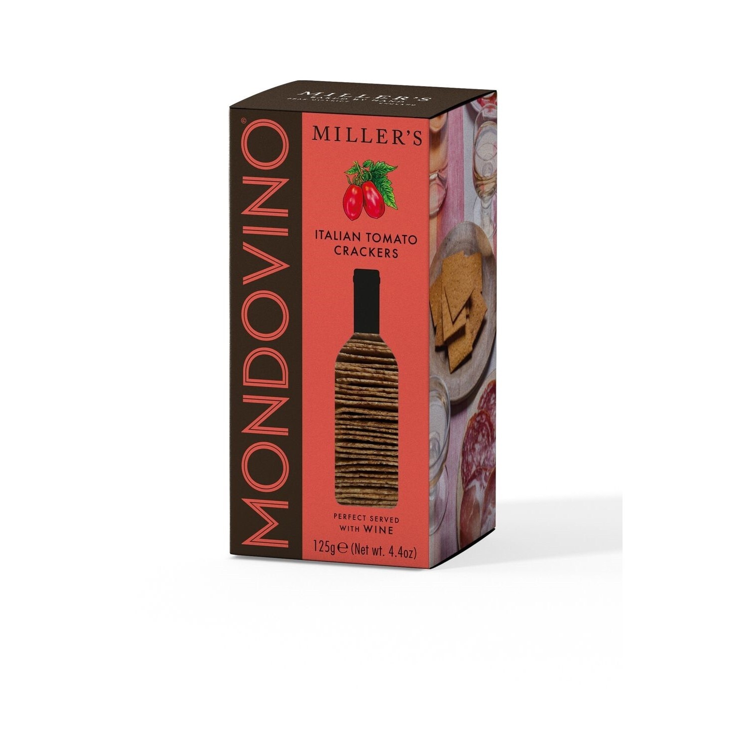 Mondovino Italian Tomato Crackers 125g