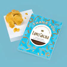Love Cocoa Thank You Honeycomb Milk Chocolate Bar 75g
