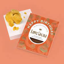 Love Cocoa Happy Birthday Honeycomb Milk Chocolate Bar 75g