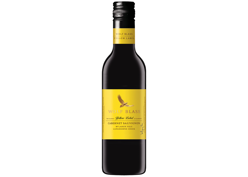 Wolf Blass Yellow Label Cab Sauv McLaren Vale 375ml