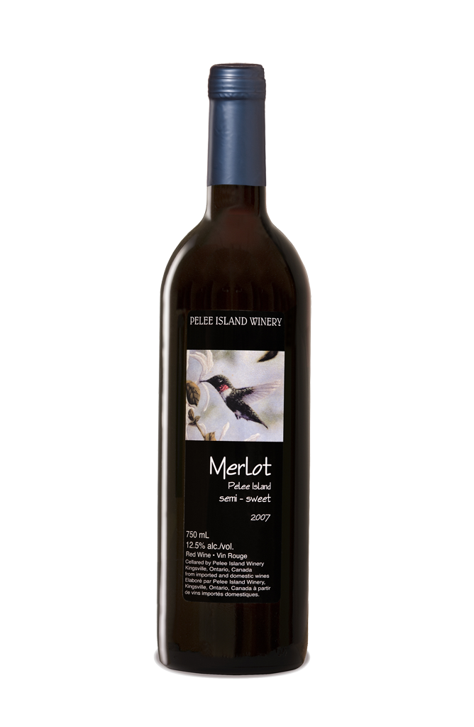 Pelee Island Semi Sweet Merlot Ontario 750ml