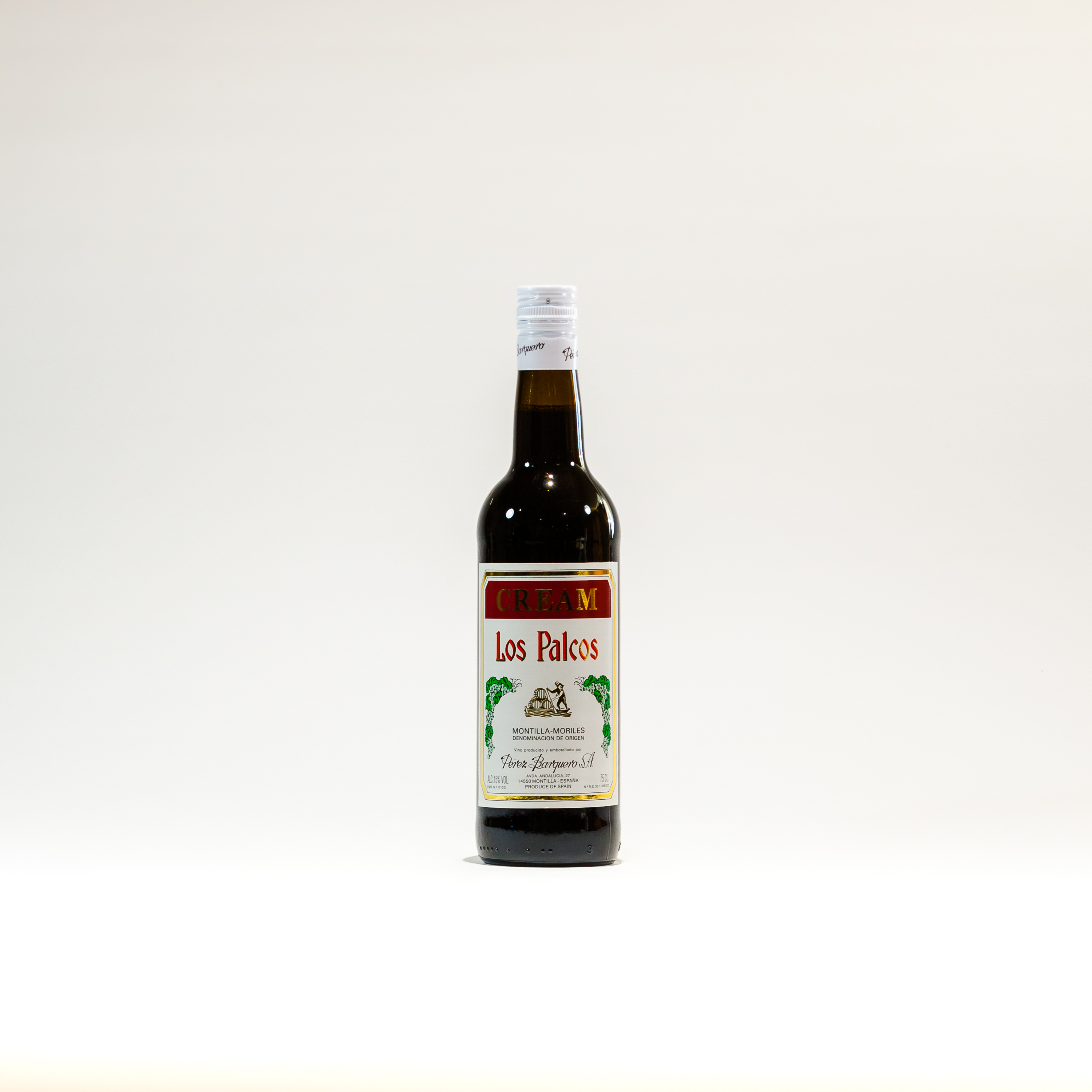 Perez Barquero Los Palcos Cream Sherry Montilla 750ml