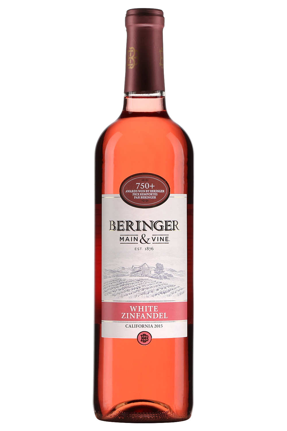 Beringer Main and Vine White Zinfandel California 750ml
