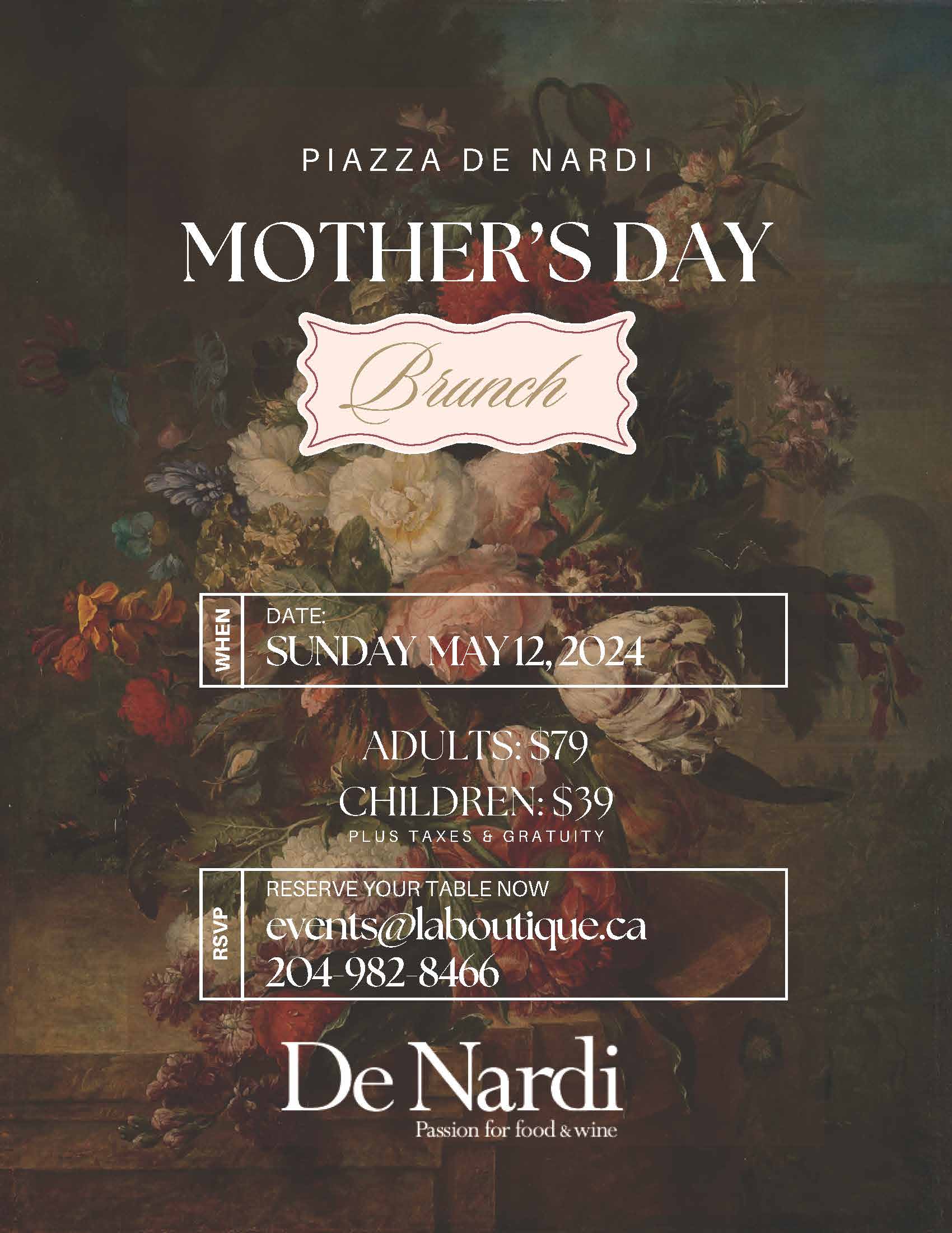 Mother's Day Brunch Adult