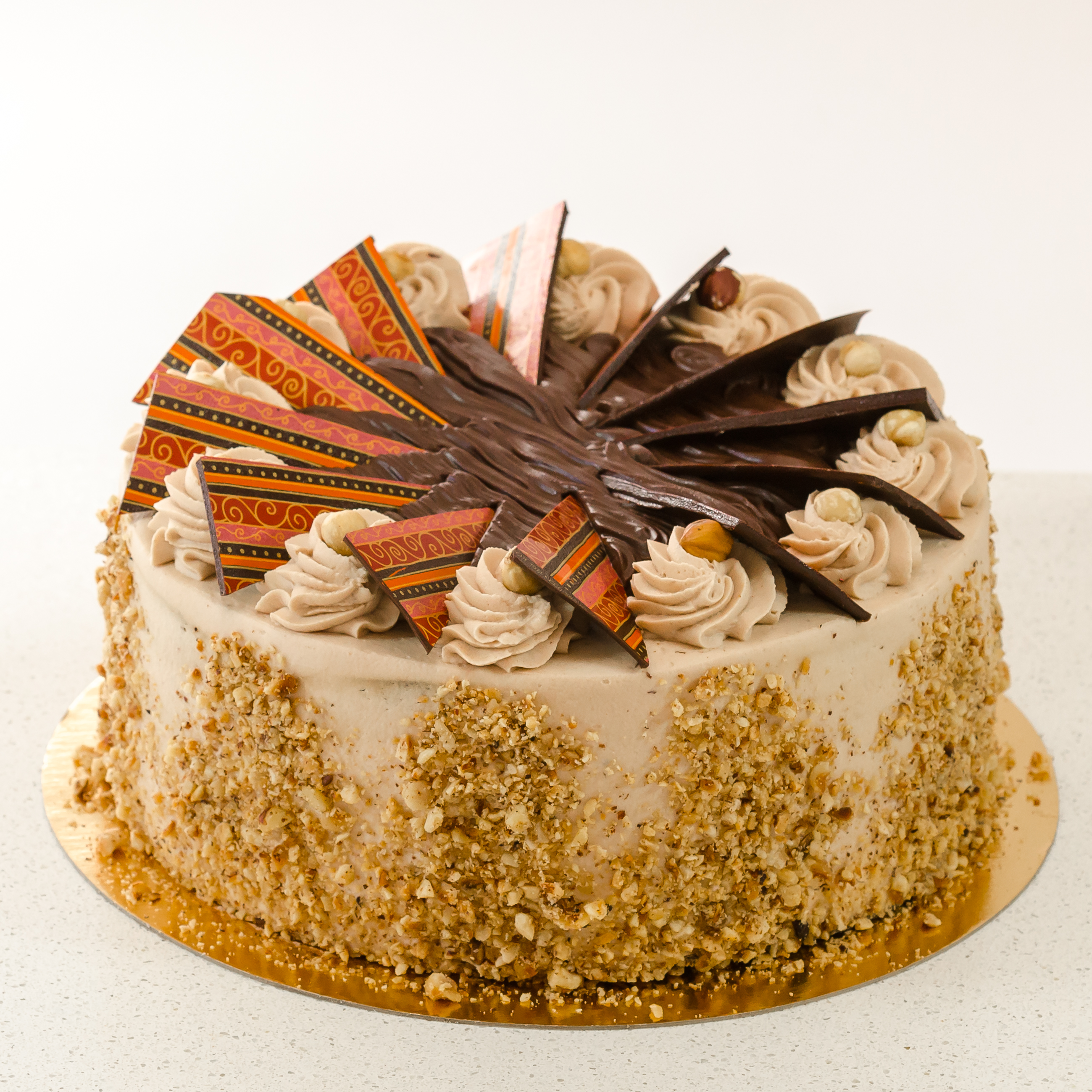 Chocolate Plaque For Greeting Per Cake